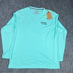NWT Weatherproof  Vintage SunProof Men's Long Sleeve Shirt XXL Sky Blue